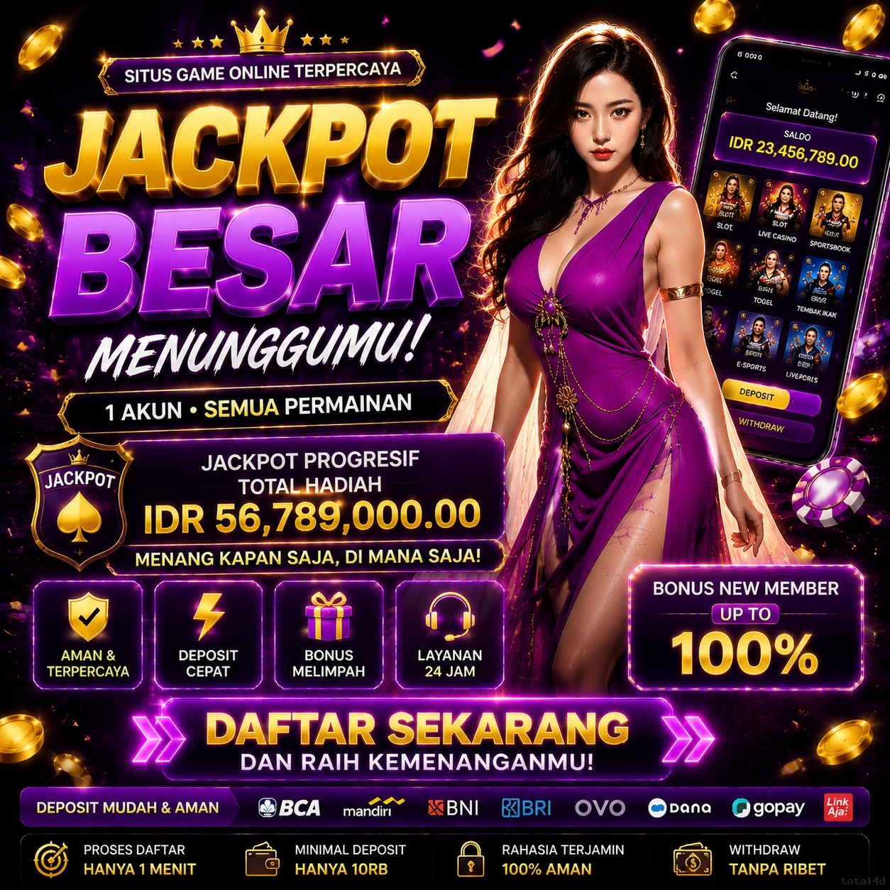 total4d APK — bantuan 24 jam
